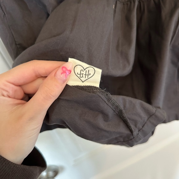 Good Hart Matilda Jane Women's Black Button-Up Tiered‎ Dress Ruffle Dress Size M - Picture 10 of 11